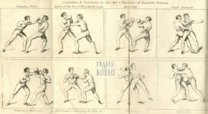 las guaridas de Humpheys (izquierda) y de Mendoza (derecha) en el libro de 1789 "The modern art of Boxing"