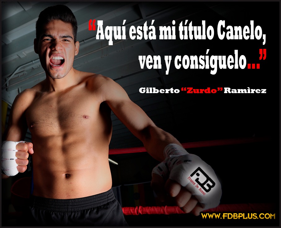 'Zurdo' Ramírez ha venido buscando una pelea con el Canelo desde que era campeón mundial en las 168 libras