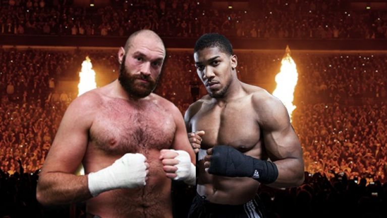 Tyson Fury & Anthony Joshua (Getty Images)