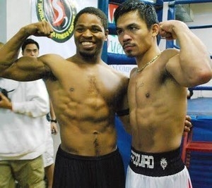 Shawn Porterjunto a Manny Pacquiao (Foto Archivo) - Frases de Boxeo