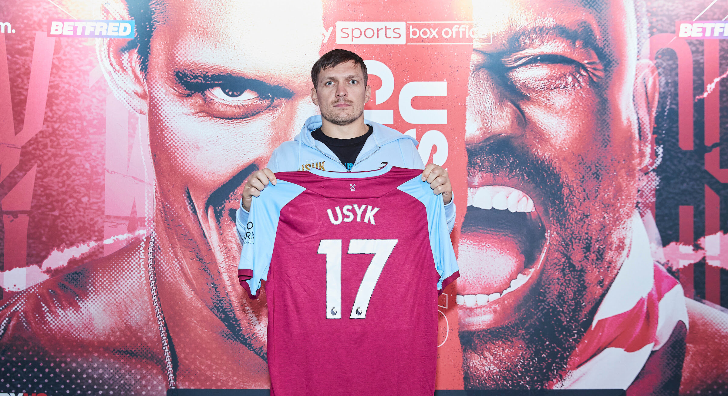 Oleksandr Usyk recibe el apoyo de Andriy Yarmolenko