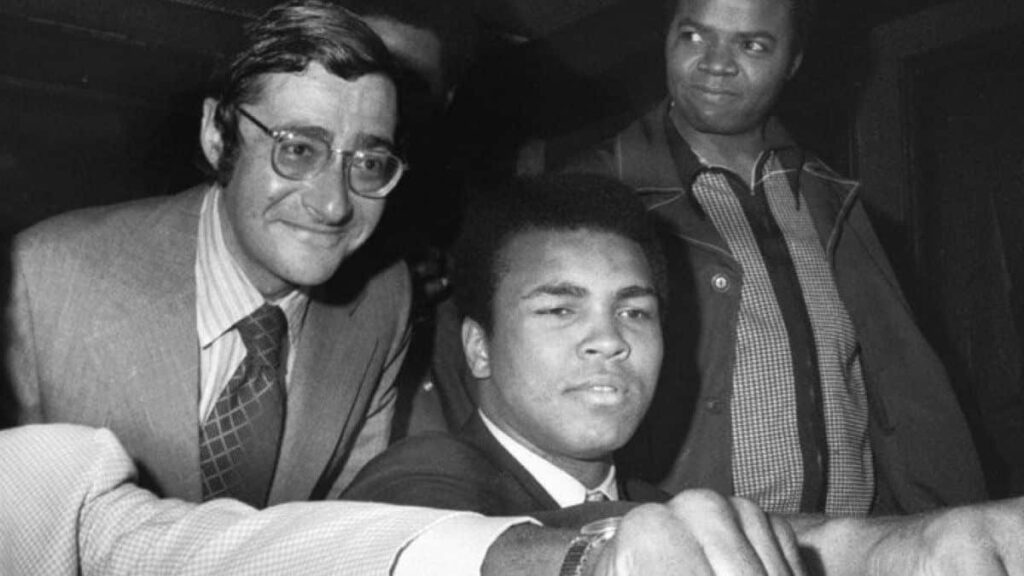 Bob Arum junto a Muhammad Ali